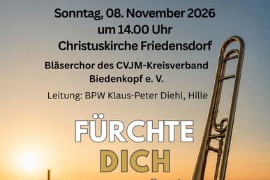 CVJM-Kreisbl&auml;sergottesdienst